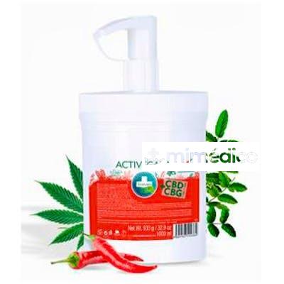 ACTIVECANN CBD+CBG GEL EFECTO CALOR 1 L ANNABIS
