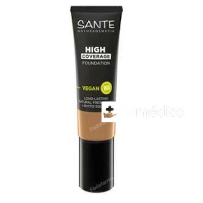MAQUILLAJE FLUIDO ALTA COBERTURA 05 WARM BEIGE 25 ML SANTE NATURKOSMETIK