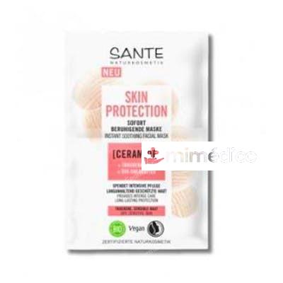 MASCARILLA SKIN PROTECTION CALMANTE ACEITE ALMENDRAS-UVA 8 M SANTE NATURKOSMETIK