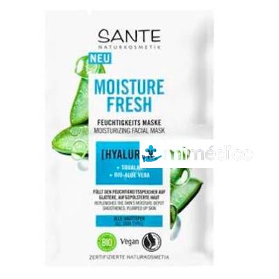 MASCARILLA FRESH HIDRATACION ACIDO HIALURONICO-ALOE 8 ML SANTE NATURKOSMETIK