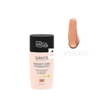 MAQUILLAJE FLUIDO RADIANT CARE 07 ROSE BEIGE 30 ML SANTE NATURKOSMETIK