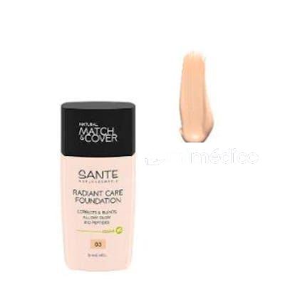 MAQUILLAJE FLUIDO RADIANT CARE 03 NEUTRAL LINEN 30 ML SANTE NATURKOSMETIK