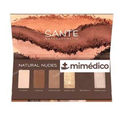 SOMBRA OJOS PALETA 6 COLORES NATURAL NUDES 6 GR SANTE NATURKOSMETIK