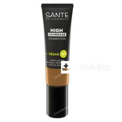 MAQUILLAJE FLUIDO ALTA COBERTURA 07 GOLDEN BRONZE 25 ML SANTE NATURKOSMETIK