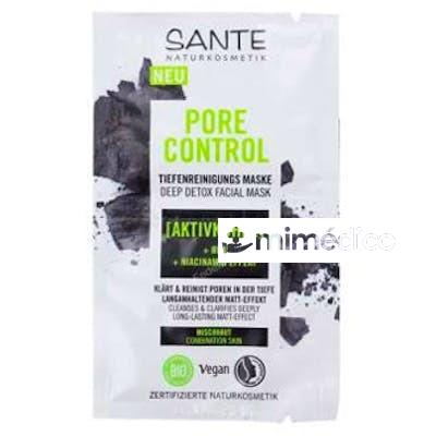 MASCARILLA PORE CONTROL DETOX CARBON ACTIVO-BHA 8 ML SANTE NATURKOSMETIK
