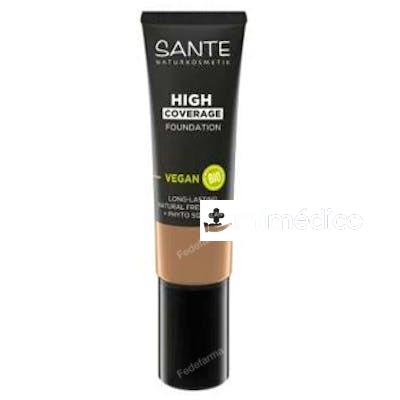 MAQUILLAJE FLUIDO ALTA COBERTURA 06 ROSE BEIGE 25 ML SANTE NATURKOSMETIK