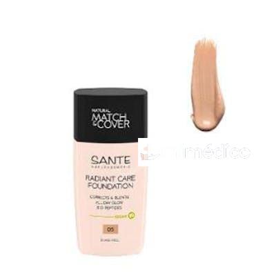 MAQUILLAJE FLUIDO RADIANT CARE 05 NEUTRAL BEIGE 30 ML SANTE NATURKOSMETIK