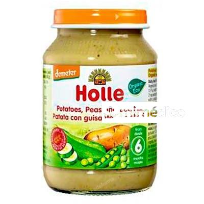 POTITO PATATA GUISANTES Y CALABACIN 6MESES 190GR HOLLE