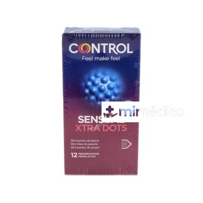 CONTROL PROFILACTICO SENSUAL XTRA DOTS 12 UN CONTROL
