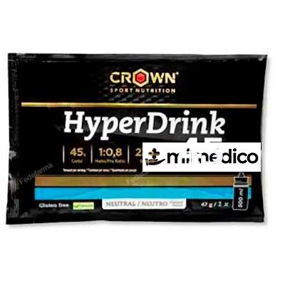 HYPERDRINK 45 1 SOBRE X 47 GR NEUTRO CROWN SPORT NUTRITION