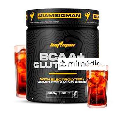 BCAA GLUTAMINE + ELECTROLYTES 300 GR COLA BIGMAN