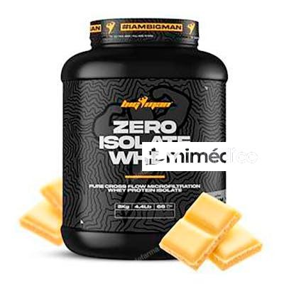 ZERO WHEY PROTEIN ISOLATE 2KG 4,4 LBS CHOCO BLANCO BIGMAN