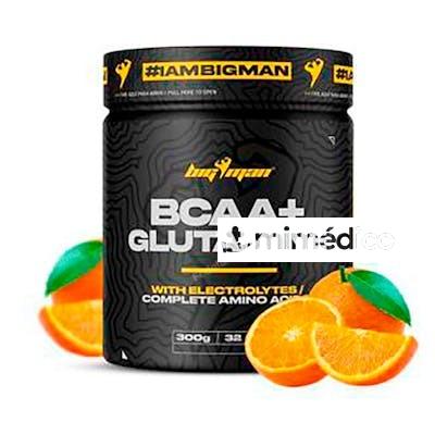 BCAA GLUTAMINE + ELECTROLYTES 300 GR NARANJA BIGMAN