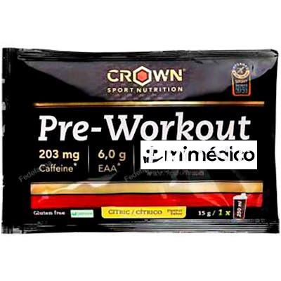 PRE-WORKOUT PRO ST 1 SOBRE X 15 GR CITRICO CROWN SPORT NUTRITION