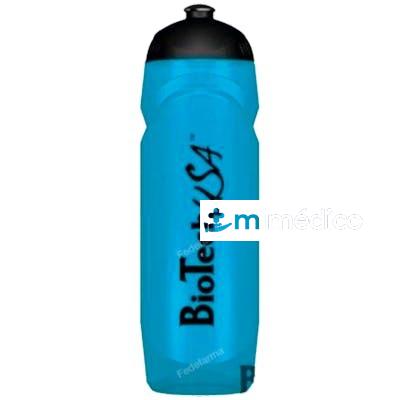 WATERBOTTLE TRANSPARENT SHOCKING BLUE 750ML BIOTECH USA