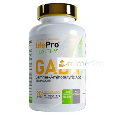 LIFE PRO GABA 750MG 90 VEGANCAPS LIFE PRO NUTRITION