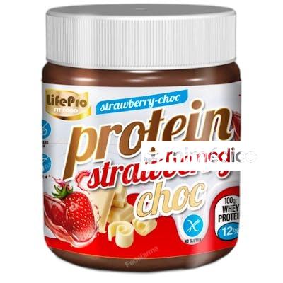 LIFE PRO FIT FOOD PROTEIN CREAM STRAWBERRY CHOC LIFE PRO NUTRITION