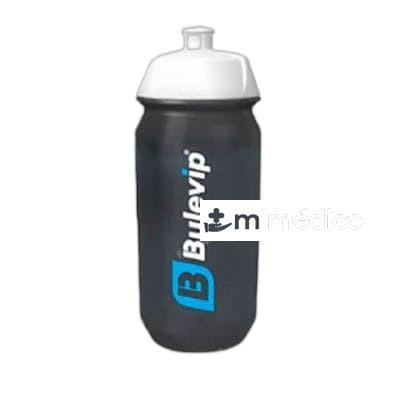 BULEVIP BIDON NEGRO TRANSPARENTE 600 ML BULEVIP