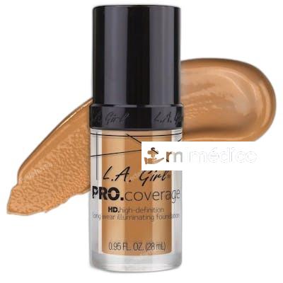L.A. GIRL BASE DE MAQUILLAJE PRO COVERAGE ILLUMINATINGNUDE B LA GIRL