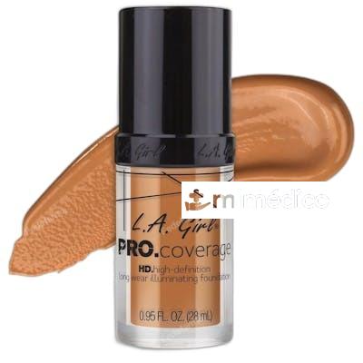 L.A. GIRL BASE DE MAQUILLAJE PRO COVERAGE ILLUMINATINGTAN LA GIRL