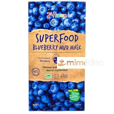 MASCARILLA FACIAL SUPERFOOD BARRO CON ARANDANOS 10 GR MONTAGNE JEUNESSE