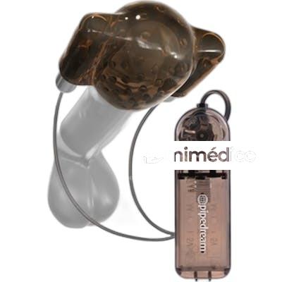 CLASSIX DUAL VIBRADOR HEAD TEASER NEGROGRIS PIPEDREAM