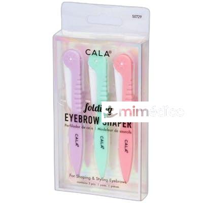 PERFILADOR DE CEJAS PLEGABLE PK 3 PIEZAS CALA