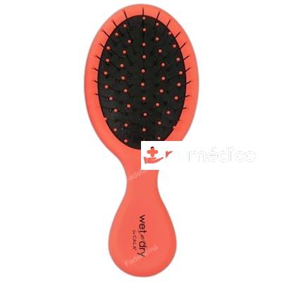 CALA MINI CEPILLO PARA EL CABELLO WET-N-DRYNARANJA NEON CALA