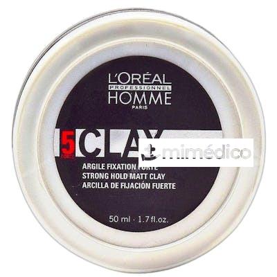 ARCILLA DE FIJACION FUERTE HOMME 50 ML LOREAL PROFESSIONNEL