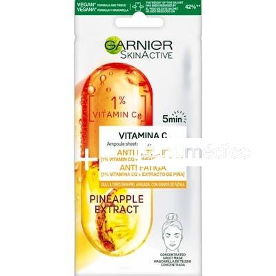 MASCARILLA ANTI FATIGA CON VITAMINA CG Y PINA 15 GR GARNIER