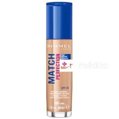 BASE DE MAQUILLAJE MATCH PERFECTION SPF20 30 ML RIMMEL LONDON