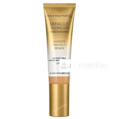 MIRACLE TOUCH SECOND SKIN BASE DE MAQUILLAJE SPF 20 30 ML MAX FACTOR