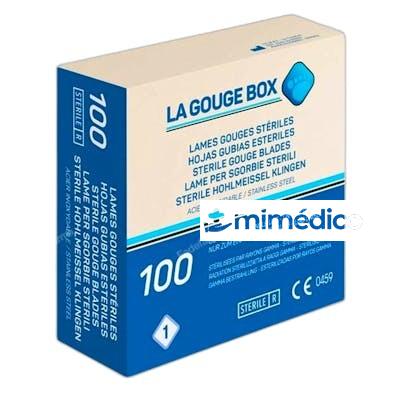 GUBIAS ESTERILES GOUGE BOX 100 UNIDADES HERBI FEET