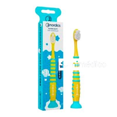 CEPILLO DENTAL NIÑOS COHETE AMARILLO NORDICS ORAL CARE