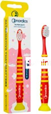 CEPILLO DENTAL NIÑOS 10.500 COHETE ROJO NORDICS ORAL CARE