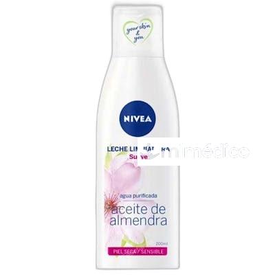 LECHE LIMPIADORA SUAVE CON ACEITE DE ALMENDRA 200 ML NIVEA