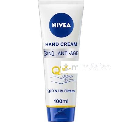 CREMA PARA MANOS 3 EN 1 ANTIEDAD Q10 100 ML NIVEA