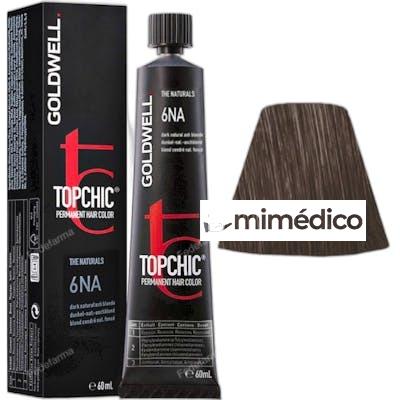 GOLDWELL TOPCHIC THE NATURALS COLORACION PERMANENTE 60 ML6NA GOLDWELL