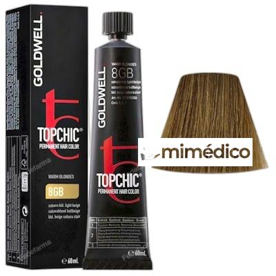 GOLDWELL TOPCHIC THE BLONDES COLORACION PERMANENTE 60 ML8GB GOLDWELL