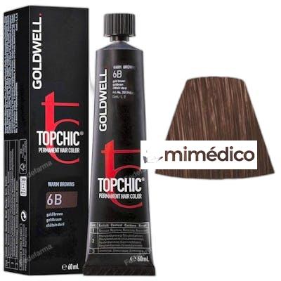 GOLDWELL TOPCHIC THE BROWNS COLORACION PERMANENTE 60 ML6B GOLDWELL