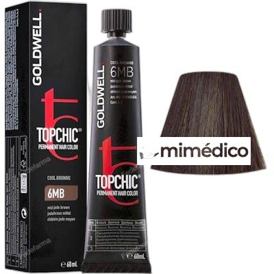GOLDWELL TOPCHIC THE BROWNS COLORACION PERMANENTE 60 ML6MB GOLDWELL