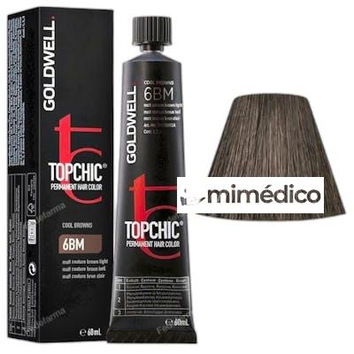 GOLDWELL TOPCHIC THE BROWNS COLORACION PERMANENTE 60 ML6BM GOLDWELL