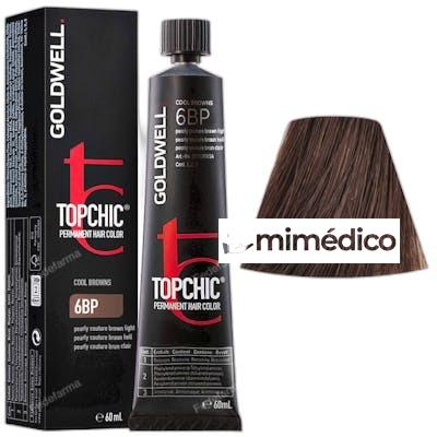 GOLDWELL TOPCHIC THE BROWNS COLORACION PERMANENTE 60 ML6BP GOLDWELL