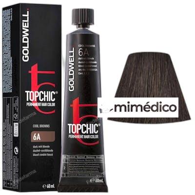 GOLDWELL TOPCHIC THE BROWNS COLORACION PERMANENTE 60 ML6A GOLDWELL