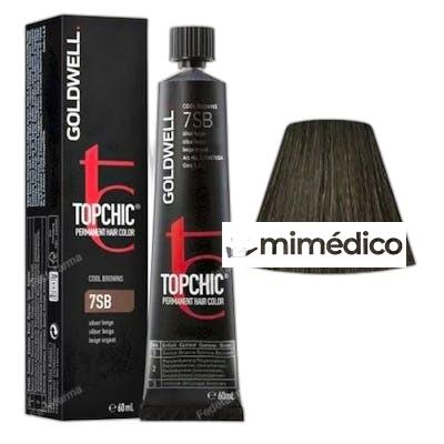 GOLDWELL TOPCHIC THE BROWNS COLORACION PERMANENTE 60 ML7SB GOLDWELL