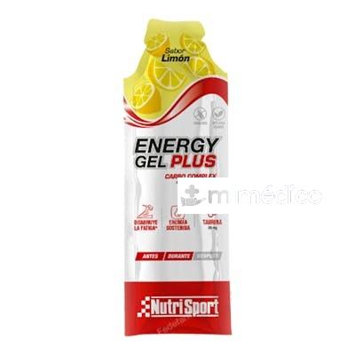 ENERGY GEL PLUS LIMON 18 UDS NUTRISPORT