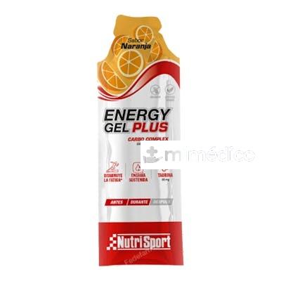ENERGY GEL PLUS  NARANJA 18 UDS NUTRISPORT