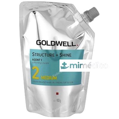 STRUCTURE  SHINE  AGENT 1 MEDIUM 2 CREMA SUAVIZANTE 400 ML GOLDWELL