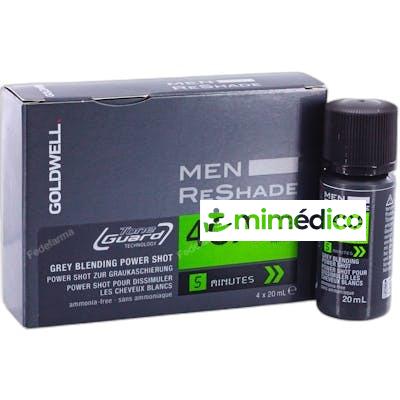 GOLDWELL MEN RESHADE COLORACION 4 X 20 ML4CA COOL ASH MID BR GOLDWELL