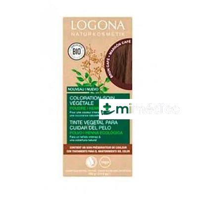 COLORANTE VEGETAL CASTAÑO CAFE (COFFE BROWN) LOGONA